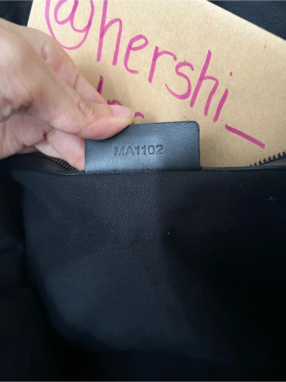Vintage Givenchy Nightingale Black Leather Bag